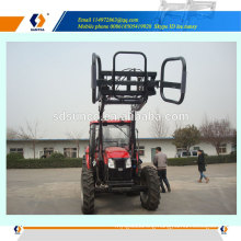 tractor implement loader with bale grab